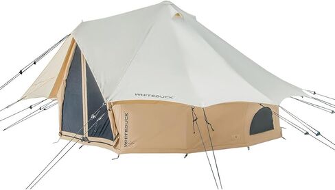 WHITEDUCK Regatta Bell Tent Rain Fly - غطاء Flysheet مقاوم للماء لخيمة Regatta Canvas Bell مع StoveJack، حماية من الأشعة فوق البنفسجية والطقس، ملحق للتخييم والتخييم في 4 فصول in Kuwait