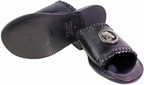 Mali Black Mens Italian Sandals Shoes in Kuwait