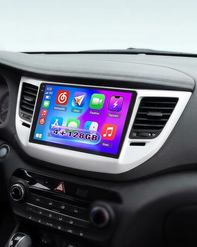 for 2015-2017 Hyundai Tucson Radio, Android 10 Car Stereo Radio Player 9 Inch Touch Screen Car Audio Receiver with GPS Navigation Bluetooth Head Unit Supports Backup Camera WiFi Mirror Link FM in Kuwait