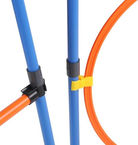 Dog Agility Training Kit, Collapsible Tunnel Jump Ring Poles, ABS Polyester, Easy to Use, for Yard Outdoor Puppy Training in Kuwait