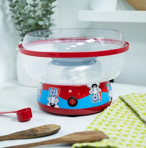 ICEE Cotton Candy Machine – Create Iconic Blue Raspberry Flavored Cotton Candy at Home – Complete with Sugar, Easy to Use, Perfect for Parties, Birthdays, and Family Fun in Kuwait