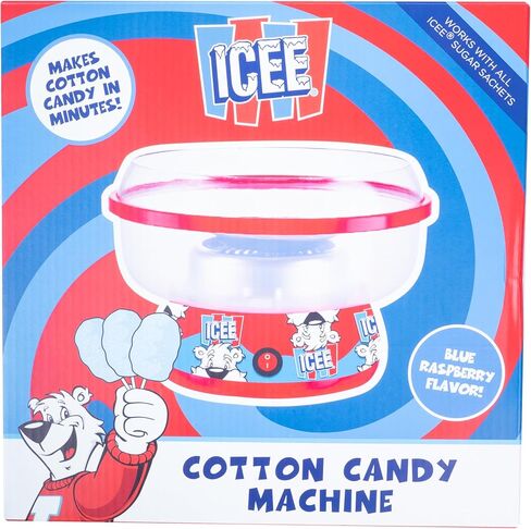 ICEE Cotton Candy Machine – Create Iconic Blue Raspberry Flavored Cotton Candy at Home – Complete with Sugar, Easy to Use, Perfect for Parties, Birthdays, and Family Fun in Kuwait
