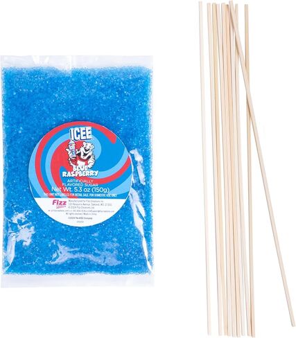 ICEE Cotton Candy Machine – Create Iconic Blue Raspberry Flavored Cotton Candy at Home – Complete with Sugar, Easy to Use, Perfect for Parties, Birthdays, and Family Fun in Kuwait