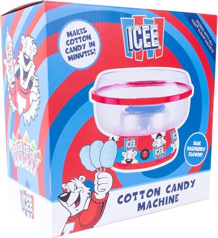 ICEE Cotton Candy Machine – Create Iconic Blue Raspberry Flavored Cotton Candy at Home – Complete with Sugar, Easy to Use, Perfect for Parties, Birthdays, and Family Fun in Kuwait