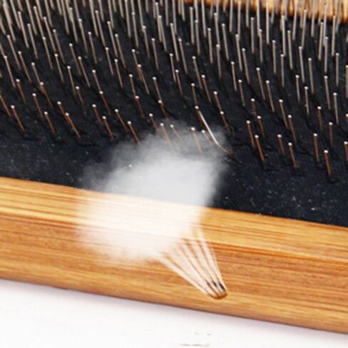 Pet Supplies Tapestry Cleaning Brush Open Knot Dog Cat Deshedding Stainless Steel Hair Remover Carpet Tassel Brush(S) in Kuwait