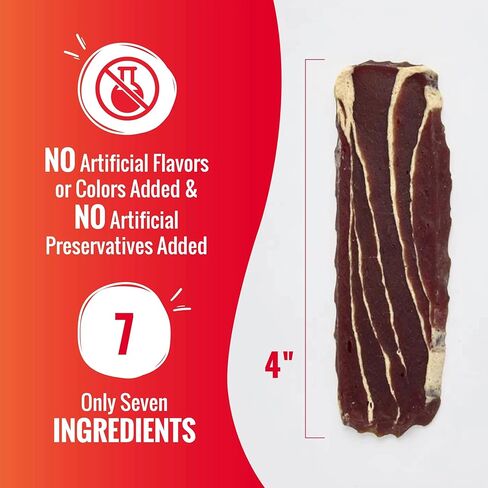 Good’n’Tasty Protein Strips Variety Pack, 12 oz, High-Protein Dog Treat with Real Chicken Or Duck and Savory Beef Sirloin, Jerky-Style Chew with No Added Artificial Preservatives, Flavors Or Colors in Kuwait