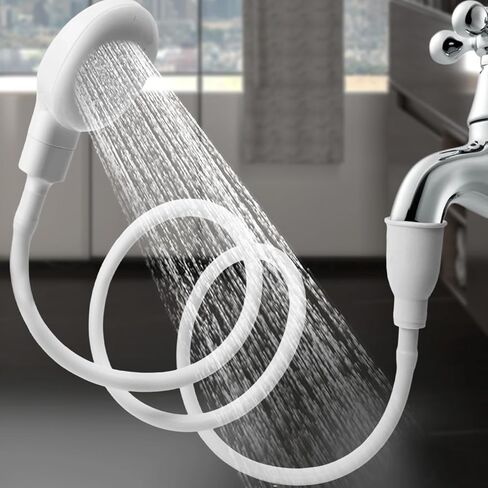 1 Set Portable Sink Faucet Shower Head Quick Connect Household Bathroom Shower for Pet Bathing,Home & Outdoor Use,131 * 6cm in Kuwait