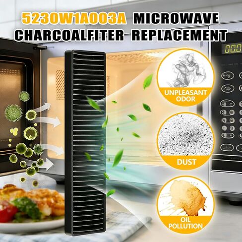 3 قطع بديلة لفلتر فحم الميكروويف WB06X10807 | متوافق مع ميكروويف GE & Whirlpool JVM2052SN1SS JVM2052SN2SS CVM521P2M5S1 JVM7195SK5SS PNM9216SK5SS PNM9216SK6SS JNM7196RW1SS in Kuwait