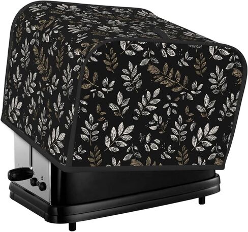 2 Slice Toaster Cover Vintage Butterfly Moon Flower Dust Proof Washable Kitchen Appliance Cover with Pocket, Oxford Fabric Countertop Toaster Protector for Standard Toasters Small Appliances in Saudi Arabia