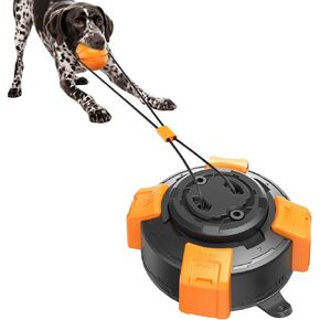 Interactive Suction Cup Dog Toy for Boredom Relief, Tug of War and Self Play with Rope and Rubber Ball, Dog Toys to Keep Them Busy Indoors Or Outdoors (BR) in Kuwait