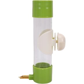موزع مياه للطيور، زجاجة شرب أوتوماتيكية سعة 200 مل لقفص كوكاتيل Lovebird Budgerigar ملحق مادة PS PP (سطح مسطح) in Kuwait