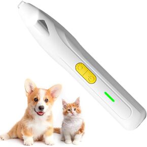 Rechargeable Cat Hair Trimmer - Low Noise Grooming Tool, Paw Trimmer with USB Charging, Pet Hair Shaver with Safety Guard, Home Pet Grooming Supplies, Comfortable Use in Kuwait