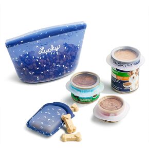 أغطية علب طعام الكلاب الأساسية القابلة لإعادة الاستخدام من Stasher Pet، أغطية طعام القطط للعلب، ختم محكم، ملحقات سفر للكلاب، أغطية مطاطية من السيليكون بدرجة الغذاء، آمنة للاستخدام في الفريزر وغسالة الأطباق، 3 عبوات in Kuwait