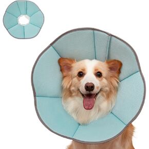 MAXFUT Dog Cone Collar,Soft Cone for Dogs to Stop Licking After Surgery,Non Inflatable Dog Donut Cone (Blue, XXL) in Saudi Arabia