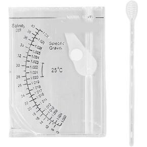 GLOGLOW Nan Aquarium Sea Hydrometer, Plastic Salinity Tester for Marine Tanks and Aquarium Enthusiasts Fish Tank and Accessories in Kuwait