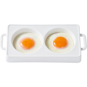 EliteVibe Ceramic Microwave Egg Cooker, BPA-Free Non-Stick Non-Toxic & Heat-Resistant Quick Cooking Egg Maker, Dishwasher Safe in Saudi Arabia
