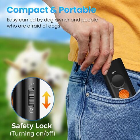 Dog Bark Deterrent Device, Anti Barking Device for Dogs Training Indoor Outdoor No More Bark Ultrasonic 2X Effective Emitters 50ft Range to Stop Neighbors Dog Barking Rechargeable for All Dogs in Kuwait