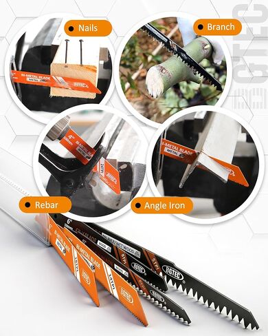 الماس الروتاري مطحنة أظافر الحيوانات الأليفة بت 5 قطعة للعناية بالأظافر الحيوانات ومجموعة شفرة المنشار الترددية 10 قطعة لقطع المعادن والخشب in Kuwait