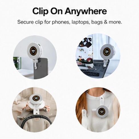 Selfie Light, Phone Light with 3 Lighting Mode/5 Brightness Levels, Portable Phone Ring Light for Makeup, Tiktok, Live Stream, Rechargeable Clip Video Light for iPad/Camera/Laptop in Saudi Arabia