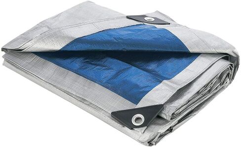 Maxam Waterproof Tarp 20X20 Foot - 3 Mil Light Duty Emergency Use Tarp - UV, Rip & Tear Resistant, Weatherproof Reusable - Multi-Purpose Tarp for Tent Camping Outdoor in Saudi Arabia