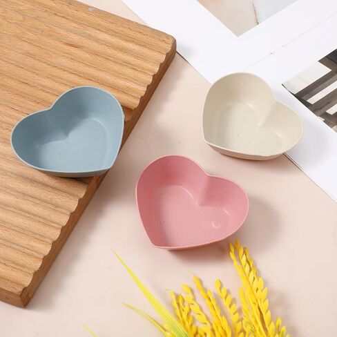 3 Pcs Guinea Pig Food Bowl Heart Hamster Food Water Bowl Plate Plastic Anti-Turning Water Dish Gerbil Drinking Bowls for Dwarf Syrian Hedgehog Gerbil Small Animals Rat Rodent, 2.9“ x0.9“ in Kuwait