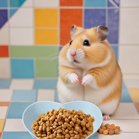 3 Pcs Guinea Pig Food Bowl Heart Hamster Food Water Bowl Plate Plastic Anti-Turning Water Dish Gerbil Drinking Bowls for Dwarf Syrian Hedgehog Gerbil Small Animals Rat Rodent, 2.9“ x0.9“ in Kuwait