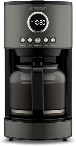 Cuisinart Stainless Steel 12-Cup Coffee Machine, Black Stainless Steel DCC-1220BKS in Kuwait