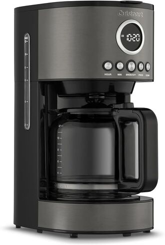 Cuisinart Stainless Steel 12-Cup Coffee Machine, Black Stainless Steel DCC-1220BKS in Kuwait