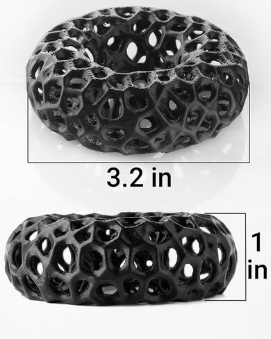 Shrimp Cave for Fish Tank Plants, 2-Pack Round Aquarium Caves for Cherry & Dwarf Shrimp, Plant-Compatible Shrimp Tank Accessories, Aquarium Decor (Black) in Kuwait