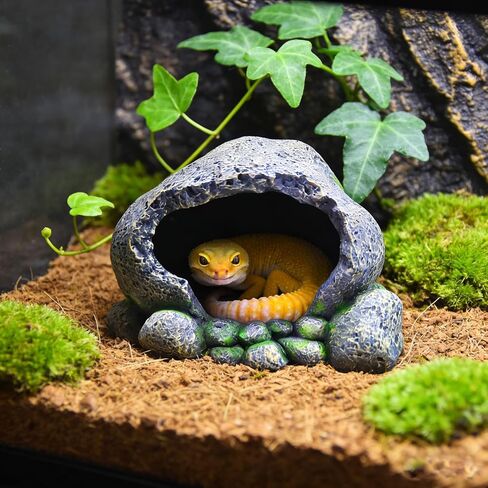 Aquarium Decorations - Artificial Rocks for Betta Fish and Cichlid Hiding Spots, Reptile Rock Bathing Platforms, Lizard Nests in Kuwait