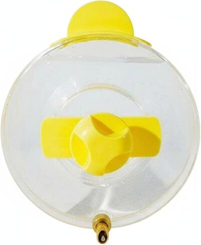 Generic Automatic Bird Water Dispenser Easy Installation Bird Cage Water Dispenser Transparent Pet Supplies for Parrots, Budgies, Aviary, White in Kuwait