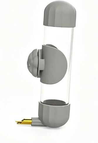 Bird Water Bottle, No Leak Hanging Parrot Water Feeder, Automatic Bird Water Dispenser for Parakeets, Budgies, Cockatiels, Small Animals (Khaki) in Saudi Arabia
