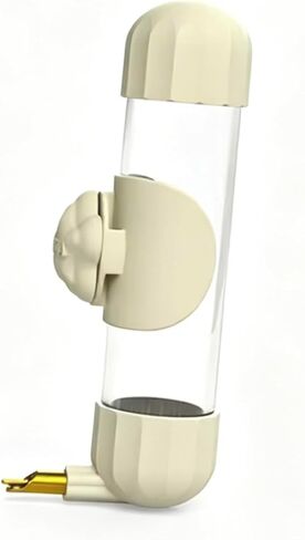 Bird Water Bottle, No Leak Hanging Parrot Water Feeder, Automatic Bird Water Dispenser for Parakeets, Budgies, Cockatiels, Small Animals (Khaki) in Saudi Arabia