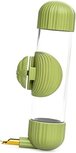 Bird Water Bottle, No Leak Hanging Parrot Water Feeder, Automatic Bird Water Dispenser for Parakeets, Budgies, Cockatiels, Small Animals (Khaki) in Saudi Arabia