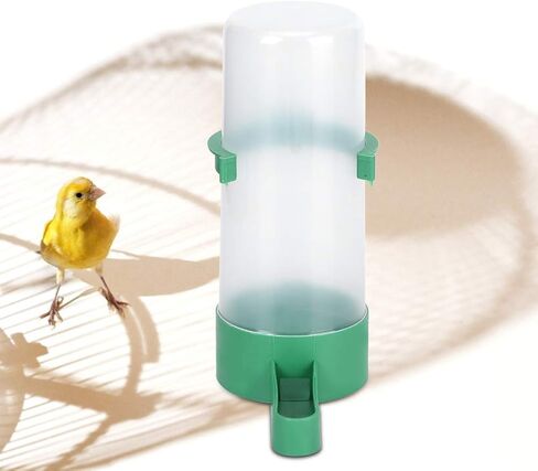 Birds Drinking Container, Round Plastic Water Bottle, Poultry Waterer with Smooth Edge & Automatic Feeding, Ideal for Chicken Farm & Livestock, 140ml in Kuwait