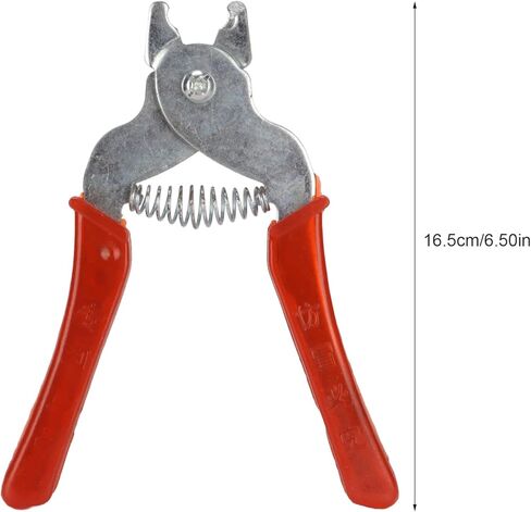 Pet Cage Plier, M Nail Set Red Semi Automatic Metal Plastic Clamp, Ergonomic Non Slip Handle, Suitable for Chicken Rabbit Pet Cages, Industrial Decoration in Kuwait