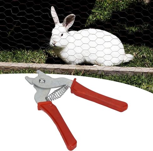 Pet Cage Plier, M Nail Set Red Semi Automatic Metal Plastic Clamp, Ergonomic Non Slip Handle, Suitable for Chicken Rabbit Pet Cages, Industrial Decoration in Kuwait