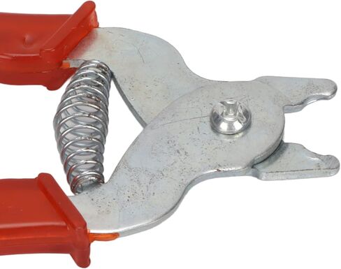 Pet Cage Plier, M Nail Set Red Semi Automatic Metal Plastic Clamp, Ergonomic Non Slip Handle, Suitable for Chicken Rabbit Pet Cages, Industrial Decoration in Kuwait
