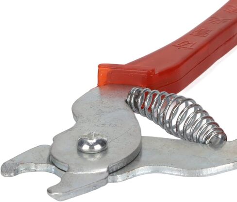Pet Cage Plier, M Nail Set Red Semi Automatic Metal Plastic Clamp, Ergonomic Non Slip Handle, Suitable for Chicken Rabbit Pet Cages, Industrial Decoration in Kuwait