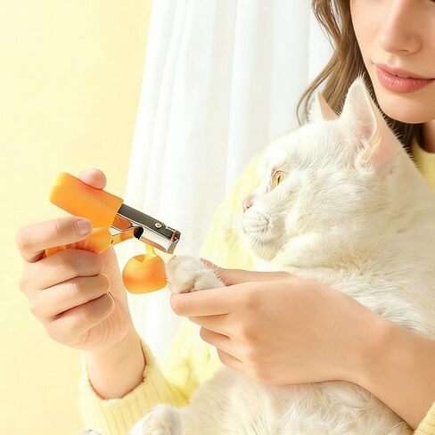 Cat Nail Trimmer, Ergonomic Anti-Splitting Cutter, Small Dog Toenail Clippers Trimmer, for Puppy Small Medium Large Animal Hamster Bunny Home Indoor Travel Bathing in Kuwait