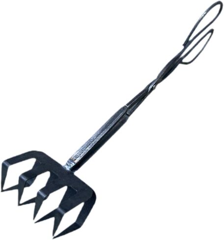 Crab Tongs,Heavy Duty Black Metal Clamp Tool Professional for Live Crab Portable Nail Gripper Tool Chestnut Clamping Tool in Kuwait