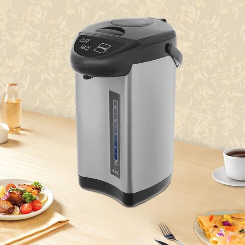 Electric Kettle 4L – Hot Water Boiler for Boiling and Heating,Black, Large Capacity Stainless Steel, Kitchen Appliance for Home, Office, Family Use in Kuwait