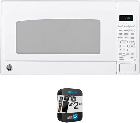 GE GCST20S1WWW 2.0 Cu. Ft. Capacity Countertop Microwave Oven Bundle with 2 YR CPS Enhanced Protection Pack in Kuwait