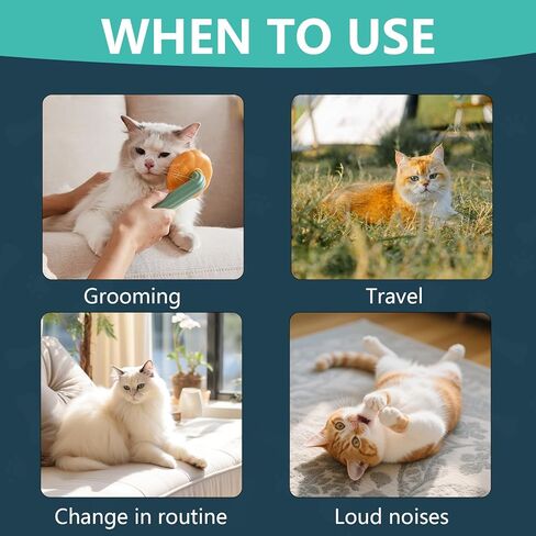 Cat Anxiety Relief Drops - Natural Stress Relief for Anxious Cats, Soothes Loud Noise & Separation Anxiety, Promotes Deep Sleep, Safe for All Breeds & Ages in Kuwait