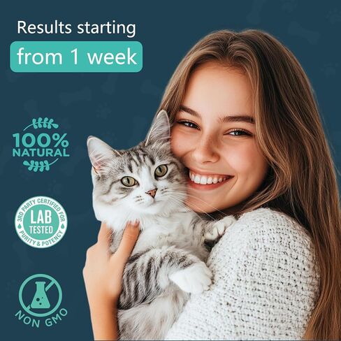 Cat Anxiety Relief Drops - Natural Stress Relief for Anxious Cats, Soothes Loud Noise & Separation Anxiety, Promotes Deep Sleep, Safe for All Breeds & Ages in Kuwait