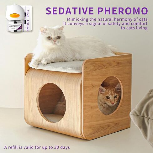 Cat Calming Diffuser Advanced Cat Pheromones Calming Diffuser, Enhanced Calming Pheromone Diffuser, 60 Day Starter Kit (48 mL*2pcs) in Kuwait
