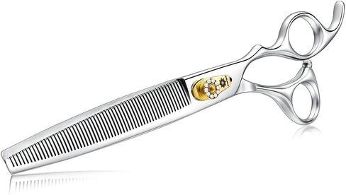 Dream Reach Thinning Dog Scissors - 8 Inch Professional Pet Grooming Shears with Adjustable Screw in Saudi Arabia