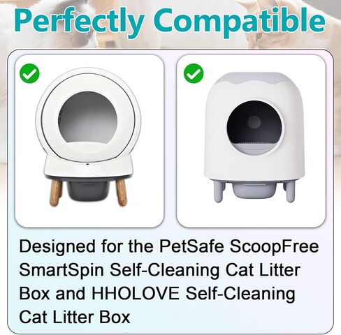 9 Pcs Deodorizer Compatible with PetSafe ScoopFree SmartSpin Self-Cleaning Cat Litter Box & HHOLOVE Self-Cleaning Cat Litter Box, Natural Essential Oils, Cat Friendly, Odor Control in Kuwait