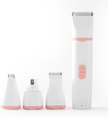 4 in 1 Pet Grooming Kit, 7000RPM USB Rechargeable Dog Cat Hair Clipper, 4 Replaceable Blades Clipper for Small and Large Dogs Cats Animals, Salon Quality At Home in Kuwait