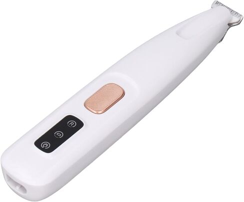 ماكينة تشذيب الحيوانات الأليفة، ماكينة تشذيب كهربائية عالية الأداء مع ضوء LED للعناية الدقيقة والآمنة، ماكينة تشذيب منخفضة الضوضاء قابلة لإعادة الشحن للقطط والكلاب والأذنين والعيون والكفوف in Kuwait